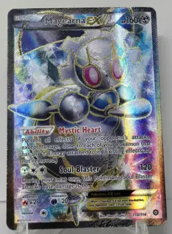 Magearna 110/114 EX XY Steam Siege Full Art Rare Pokemon TCG NM/M - Image 1
