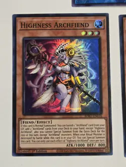 Royal Archfiend BPRO-EN014 Ultra Rare Yugioh 1st Edition Burst Protocol + BONUS - Image 4