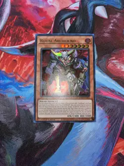 Yugioh! Royal Archfiend BPRO-EN014 Ultra Rare 1st Edition Near Mint - Image 1