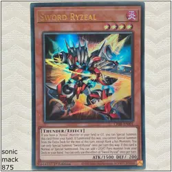 Sword Ryzeal - CRBR-EN001 - Ultra Rare 1st Edition Yugioh - Image 1