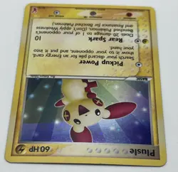 MP Pokemon TCG Plusle EX Trainer Kit 2 6/12 Holo Common Card - Image 4