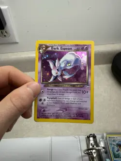 Pokemon TCG Dark Espeon Neo Destiny Holo Unlimited Rare Card 4/105 HP - Image 1