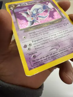 Pokemon TCG Dark Espeon Neo Destiny Holo Unlimited Rare Card 4/105 HP - Image 3