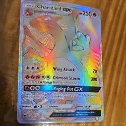 Pokemon Charizard GX Secret Rare Holo 150/147 Sm-Burning Shadows TCG Card - Image 1