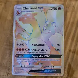 Pokemon Charizard GX Secret Rare Holo 150/147 Sm-Burning Shadows TCG Card - Image 3