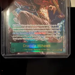 OP14-119 Dracule Mihawk FOIL SEC Alt Art One Piece TCG English Card NM - Image 3