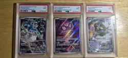 Pokemon Center Stamped Card Lot: 3 PSA Graded 9 Cards - Image 1