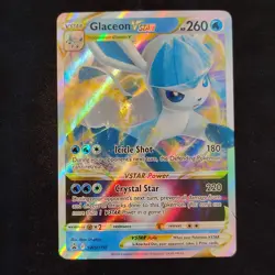 Glaceon VSTAR SWSH197 Sword & Shield Black Star Promo Holo Card Mint - Image 1