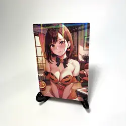 Dandadan Momo Ayase Sexy Hot Anime Waifu Girl Doujin Lewd Goddess Story Art Card - Image 2