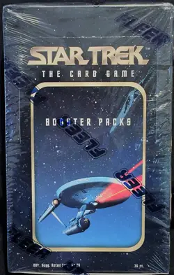 1996 Fleer Star Trek The Card Game 36-Pack Booster Box Factory Sealed CCG - Image 1