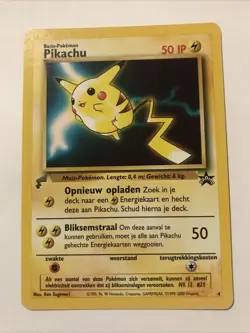 Pokemon Card - Pikachu 4 DUTCH Pikachu World Collection Promo - Image 1