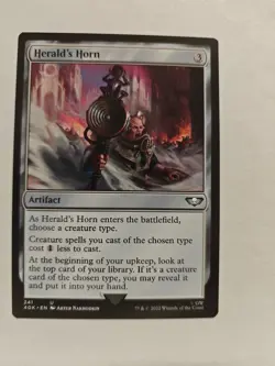 1x Herald's Horn NM-Mint, English Commander: Universes Beyond: Warhammer 40,000 - Image 1