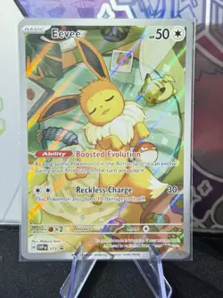 Eevee 173 Promo Pokemon Prismatic Evolutions ETB Black Star Promo English NM - Image 1