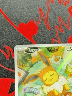 Eevee 173 Promo Pokemon Prismatic Evolutions ETB Black Star Promo English NM - Image 3