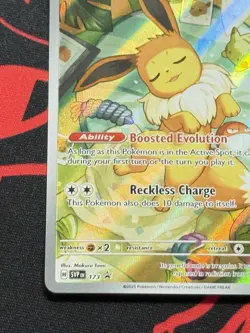 Eevee 173 Promo Pokemon Prismatic Evolutions ETB Black Star Promo English NM - Image 5
