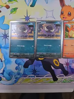 LOT Pokemon TCG Gastly X2 And Charmander X2 Cosmos Holo Ascended Heroes Promo - Image 3