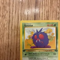 Pokemon - Venonat - Jungle 63/64 1st Edition - Common - LP - Image 2