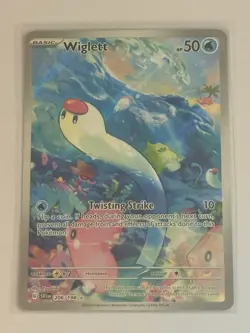 Pokemon Wiglett Full Art IR 206/198 Scarlet & Violet Base Set - Image 1