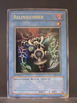 Yugioh Relinquished SDP-001 Ultra Rare 1st Edition NM - Image 1