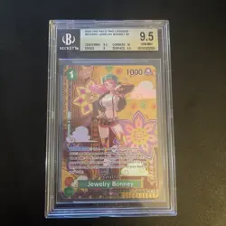 One Piece Jewelry Bonney Special Alternate Art ST02-007 BGS 9.5 - Image 1