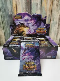 World of Warcraft WoW TCG Twilight of the Dragons Booster Pack English Sealed - Image 1