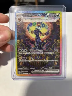 Umbreon ex 161/131 Prismatic Evolutions Special Illustration Rare Pokemon Card - Image 3