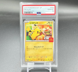 PSA 10 Pikachu 020/M-P McDonald's Happy Set Promo 2025 Pokemon Card Japanese - Image 1