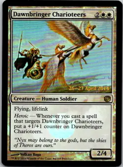 Magic the Gathering Dawnbringer Charioteers Foil Prerelease Journey into Nyx MTG - Image 1