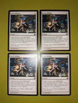 Gods Willing x4 Theros 4x Playset Magic the Gathering MTG - Image 1