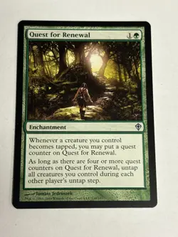 Quest for Renewal Worldwake Magic The Gathering MTG Card NM Free Shipping! - Image 1