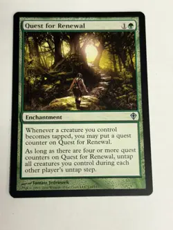 Quest for Renewal Worldwake Magic The Gathering MTG Card NM Free Shipping! - Image 2