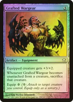 Fifth Dawn MTG FOIL Grafted Wargear Magic - Image 1