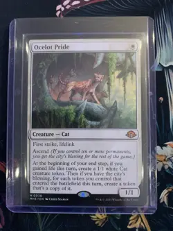MTG MH3 Modern Horizons 3 Ocelot Pride Mythic Card Non-Foil, Near Mint - Image 1
