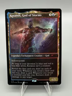 Magic The Gathering MTG Keranos, God of Storms 79 Foil LP-NM Secret Lair Drop - Image 1