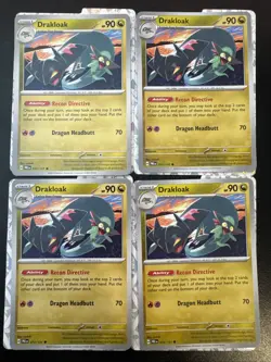 4x Drakloak 072/131 x4 - Prismatic Evolutions - Pokemon TCG - Uncommon - Playset - Image 1