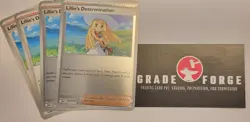 4x Lillie's Determination Playset. Pokemon TCG. Good Condition. - Image 1