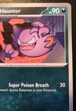 Haunter 103/162 Common Scarlet & Violet: Temporal Forces Pokemon TCG - Image 3