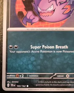 Haunter 103/162 Common Scarlet & Violet: Temporal Forces Pokemon TCG - Image 4