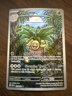 Pokemon Exeggutor 135/132 Me01: Mega Evolution Illustration Rare Holo - Image 1