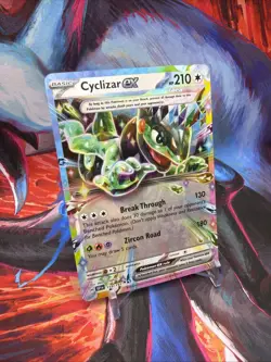 *ERROR* Cyclizar EX 159/191 Double Rare Pokemon TCG: Surging Sparks - Image 3