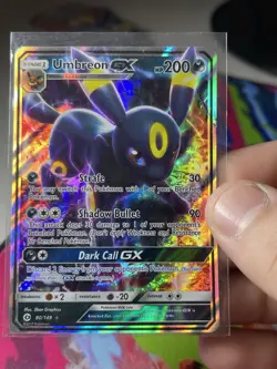Umbreon GX 80/149 - Sun & Moon Base - Ultra Rare Pokemon Card - Near Mint (NM) - Image 1