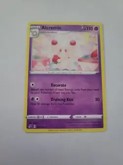 Pokemon TCG Alcremie Rebel Clash 087/192 Regular Rare Psychic Fresh Unlimited - Image 1