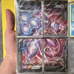 Pokemon TCG Mewtwo V-UNION Holo Card Lot Set Unifilandi 4 Cards Nintendo 2021 - Image 1