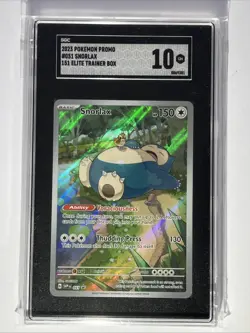 2023 POKEMON SVP EN-SV BLACK STAR PROMO 151 ELITE TRAINER BOX SNORLAX SGC 10 GM - Image 1
