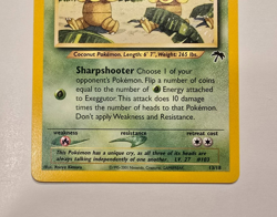 2001 Pokemon EXEGGUTOR #13 Southern Islands Non Holo - Image 3