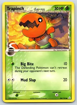 Trapinch Delta Species EX Holon Phantoms 84/110 Hajime Kusajima Pokemon Card LP - Image 1