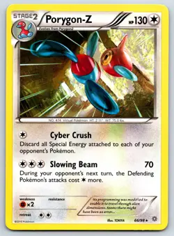 Porygon-Z - XY Ancient Origins 66/98 Rare TOKIYA Pokemon Card NM - Image 1