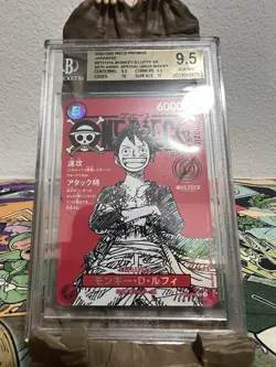 2025 ONE PIECE JAPANESE PROMOS MAGAZINE VOL.20 #014 MONKEY D. LUFFY BGS 9.5 - Image 2