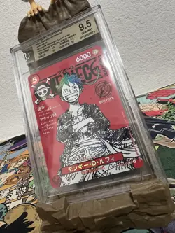 2025 ONE PIECE JAPANESE PROMOS MAGAZINE VOL.20 #014 MONKEY D. LUFFY BGS 9.5 - Image 3