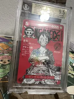 2025 ONE PIECE JAPANESE PROMOS MAGAZINE VOL.20 #014 MONKEY D. LUFFY BGS 9.5 - Image 4